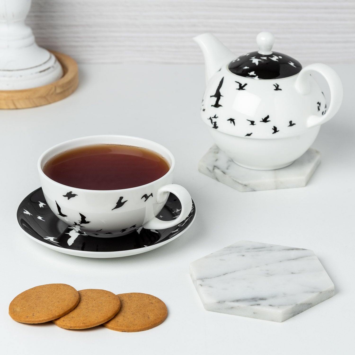 Bird Silhouette Tea for One