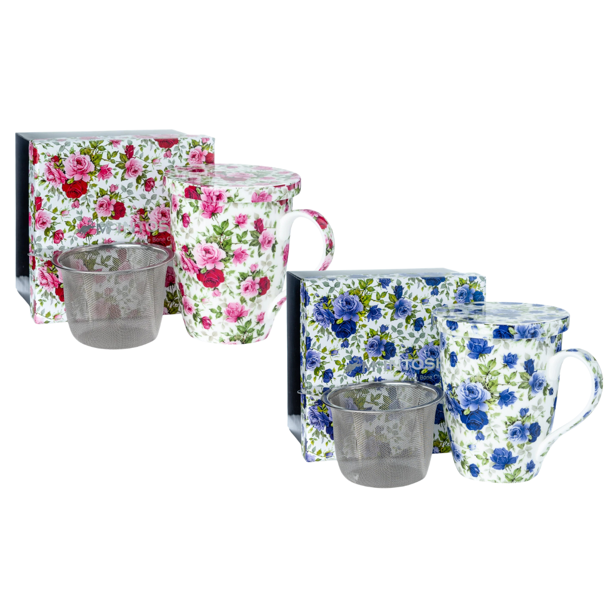 Roses Tea Two-Mug Bundle
