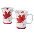 Paire de 2 tasses Souvenirs du Canada