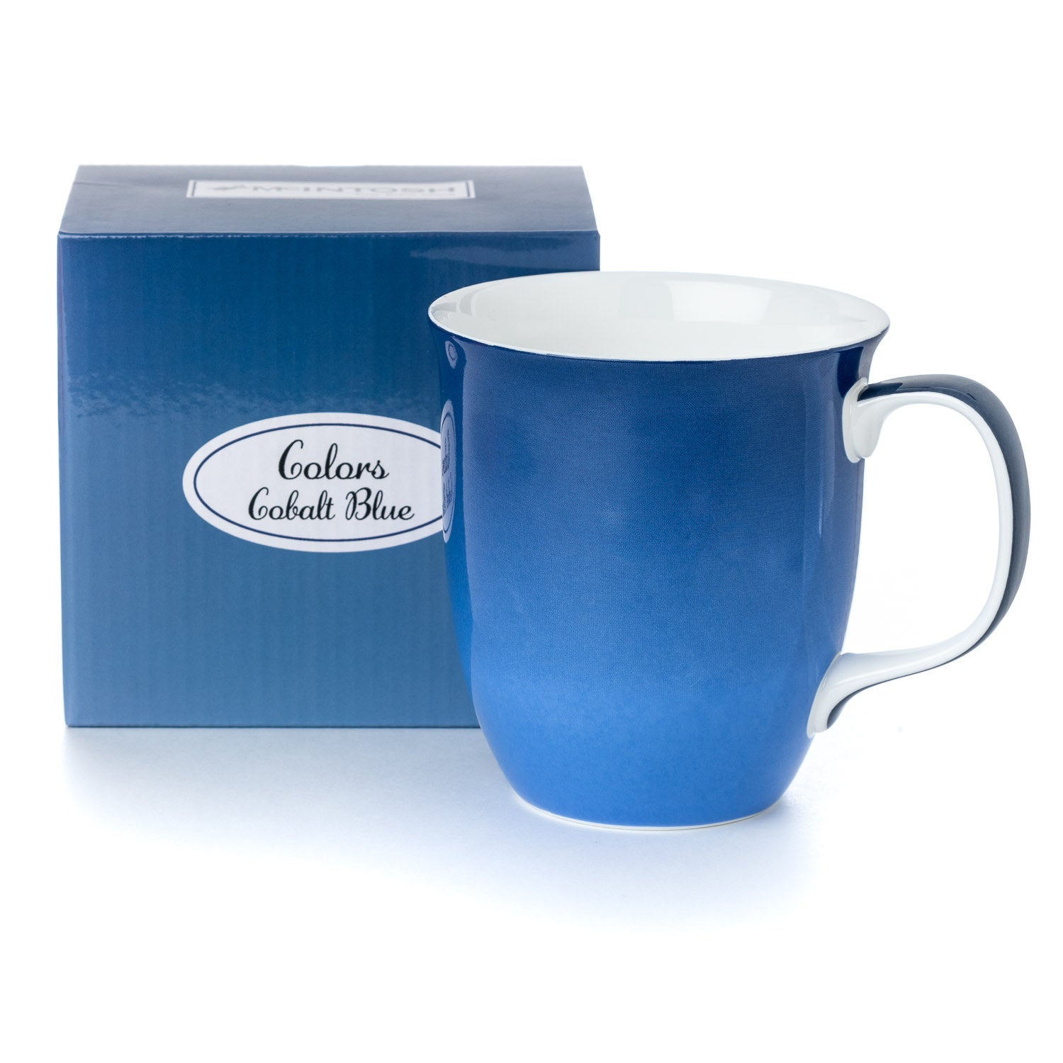 Cobalt Blue Java Mug with matching gift box, fine bone china