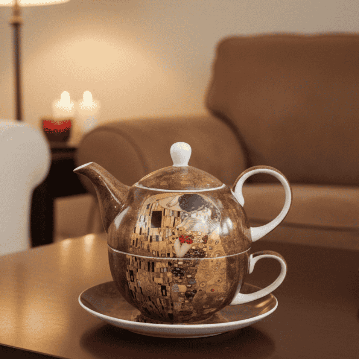 Klimt The Kiss Tea for One