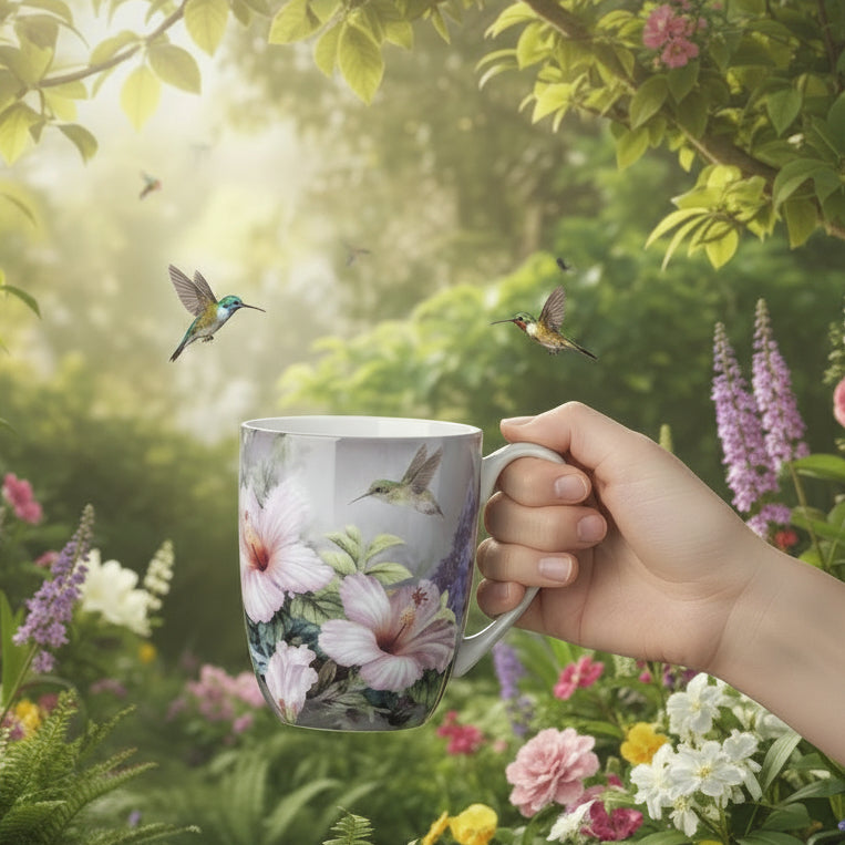 Colibris Lena Liu ensemble de 2 tasses