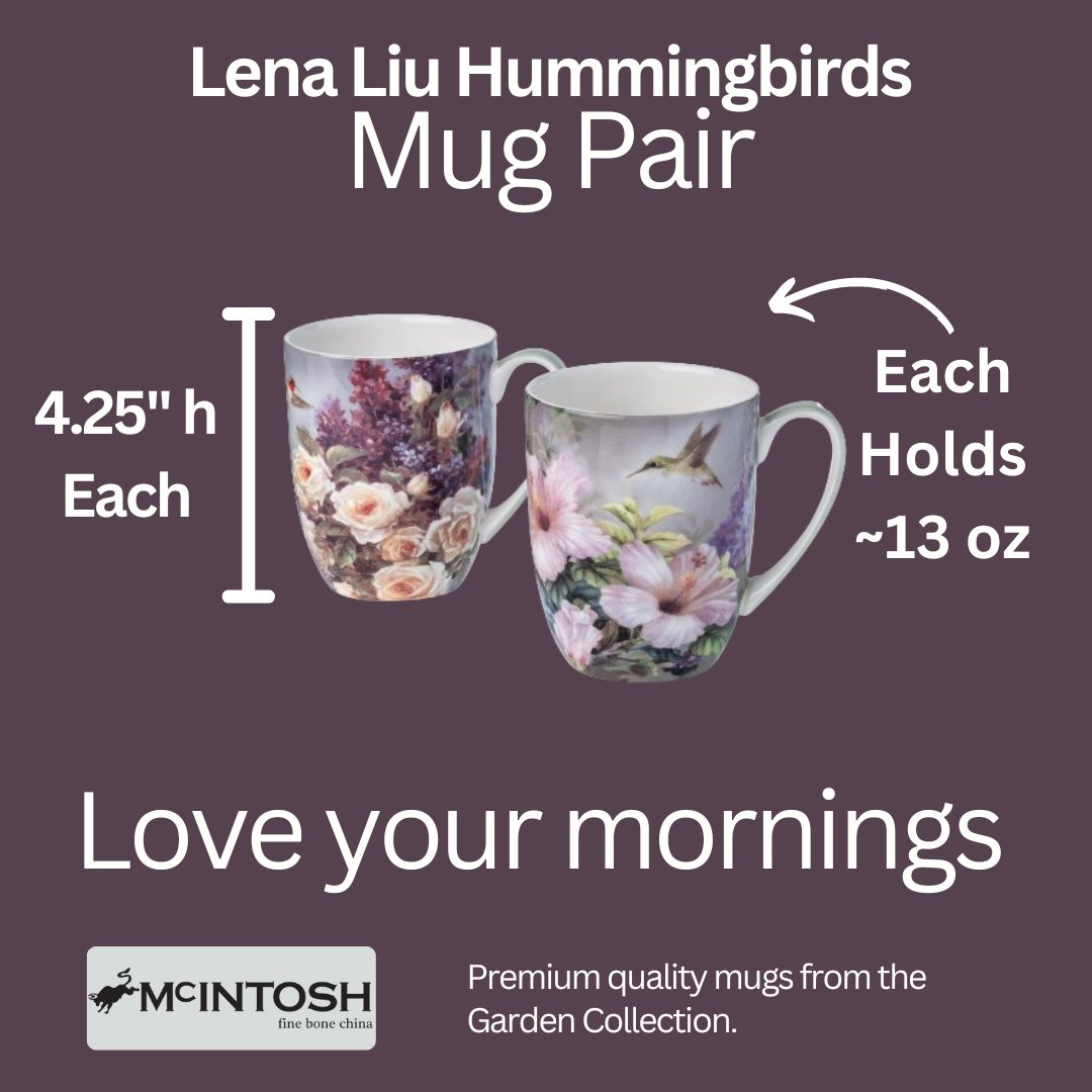 Latte mug size guide showing 12.5 oz (375 ml) capacity and 4 in height