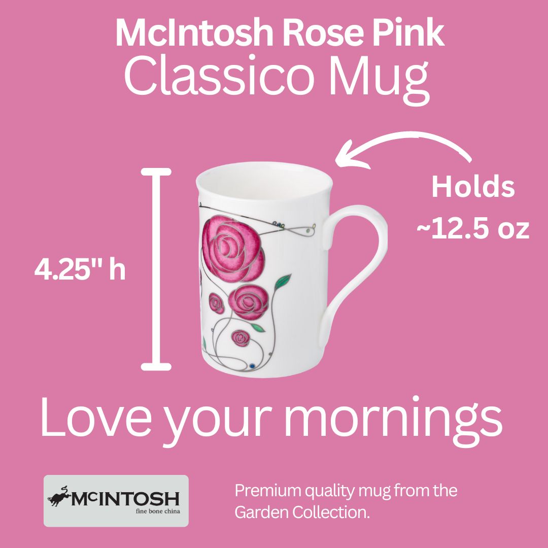 McIntosh Rose Tasse classique rose