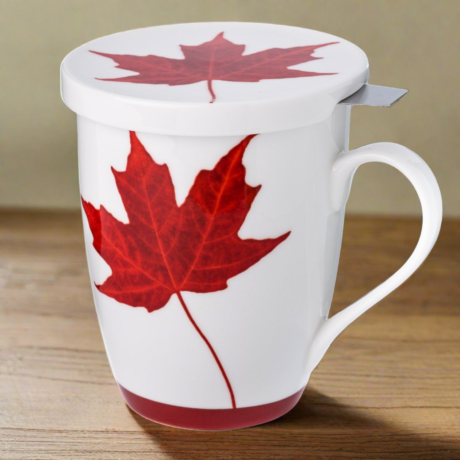 Tasse à thé souvenirs du Canada avec infuseur et couvercle