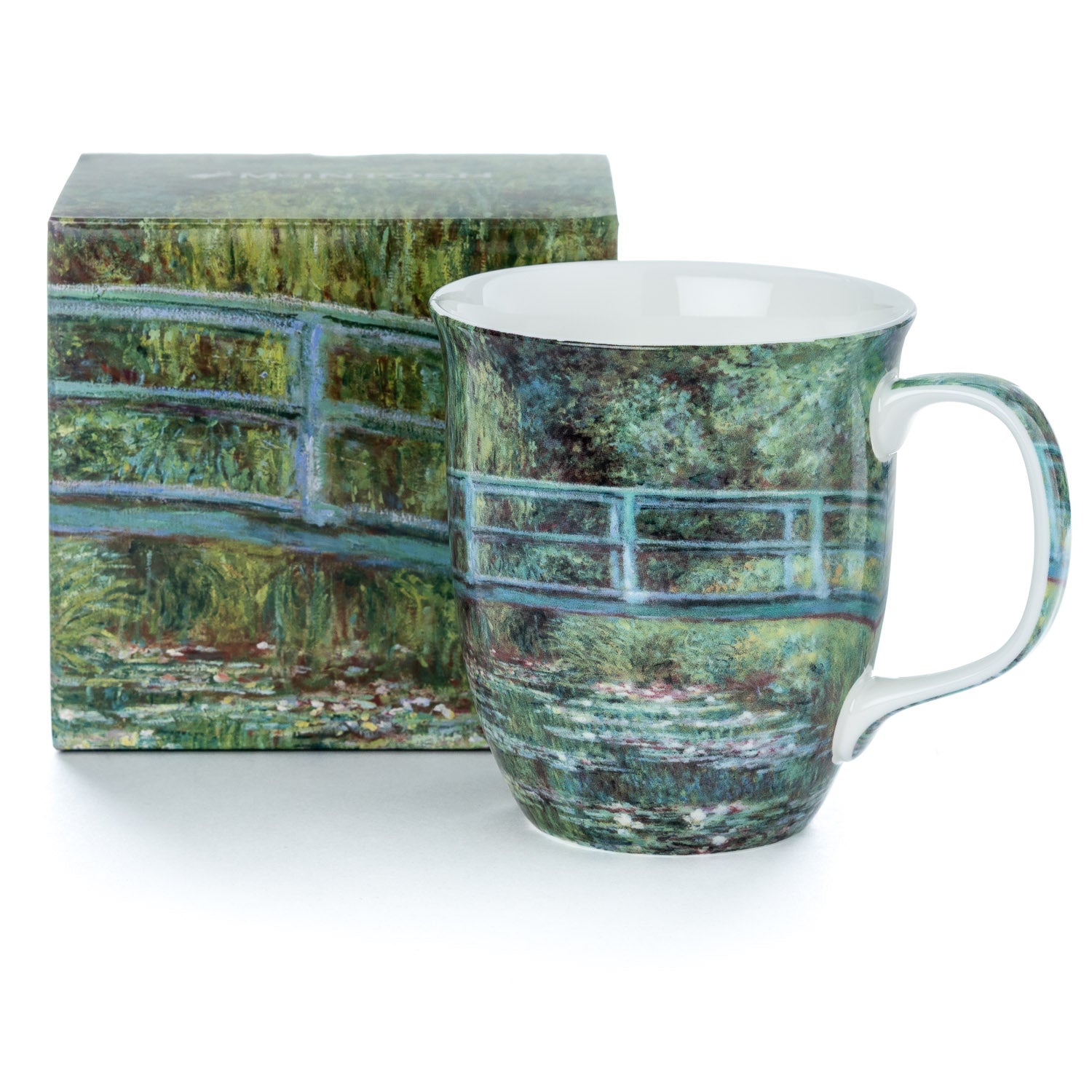 Claude Monet The Japanese Bridge Java Mug with matching gift box, fine bone china
