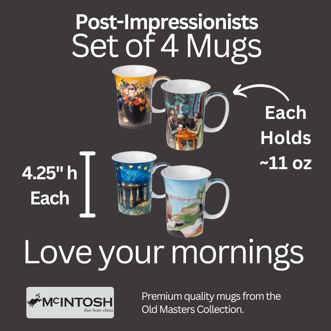 Post-Impressionists set of Four Mugs