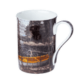 The Canoe Tom Thomson painting mug fine bone china 12.5 oz Classico mug, front view handle right