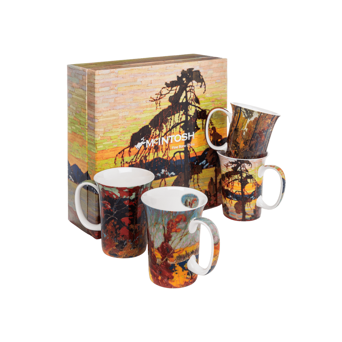 Post-Impressionist Masters Mug Set | Van Gogh, Cézanne, Gauguin