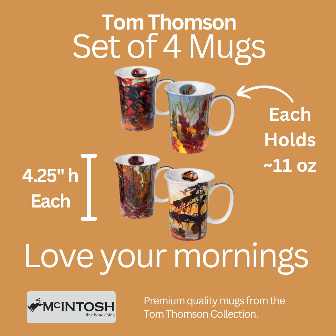 Ensemble de 4 tasses Thomson