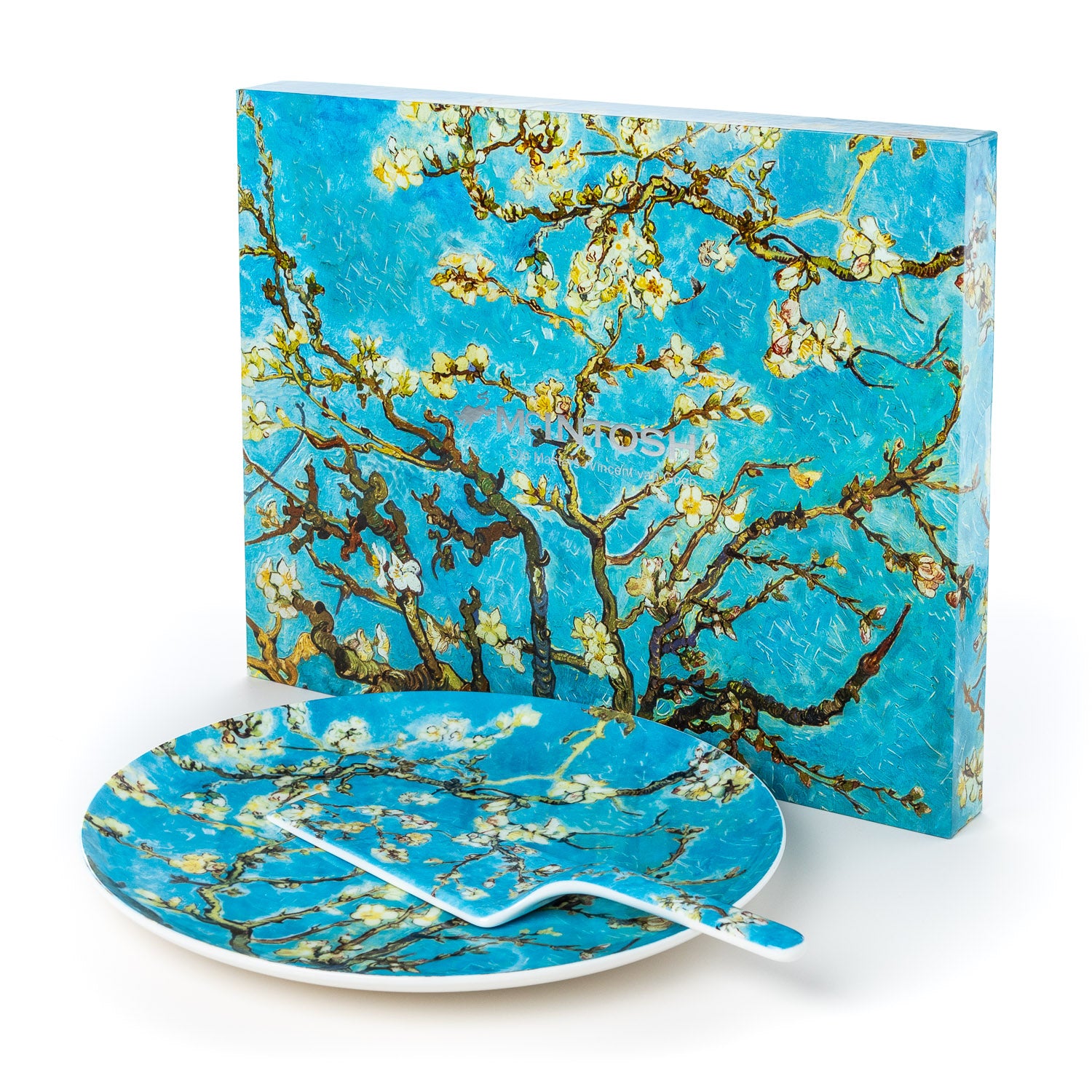 Van Gogh Almond Blossom Cake Plate w/ Server