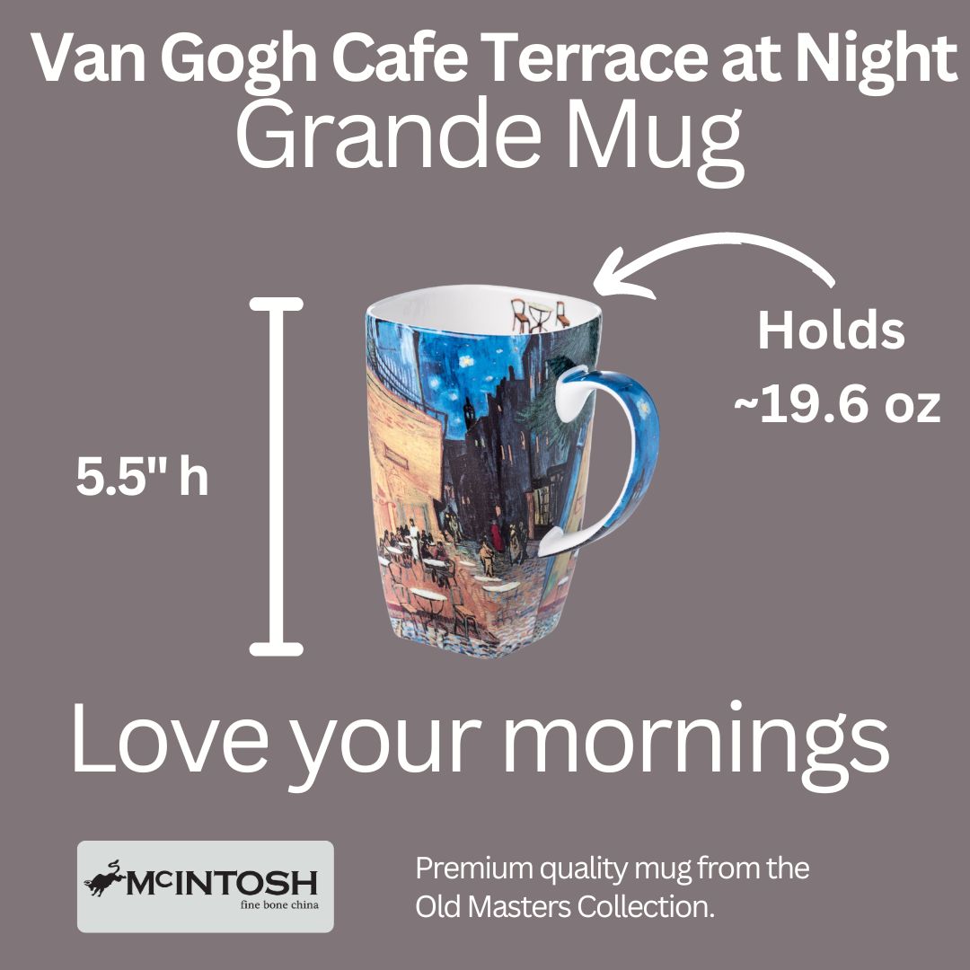 Van Gogh Cafe Terrace at Night grande tasse 