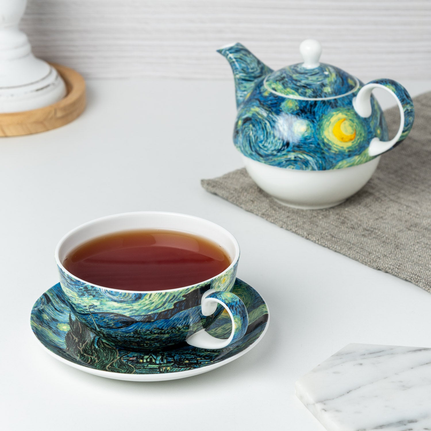 Van Gogh Starry Night Tea for One