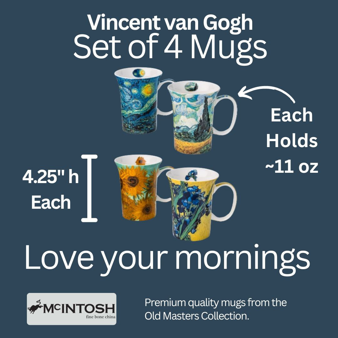 Ensemble de 4 tasses Van Gogh