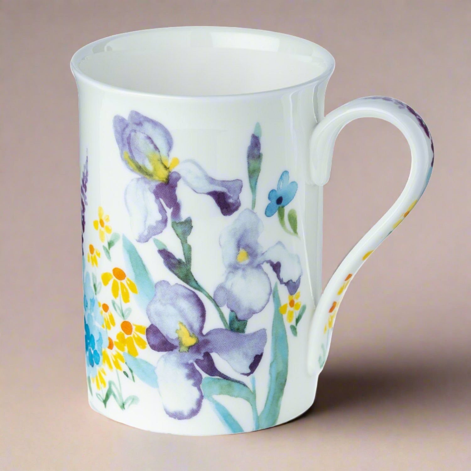 Aquarelles violettes tasse classico