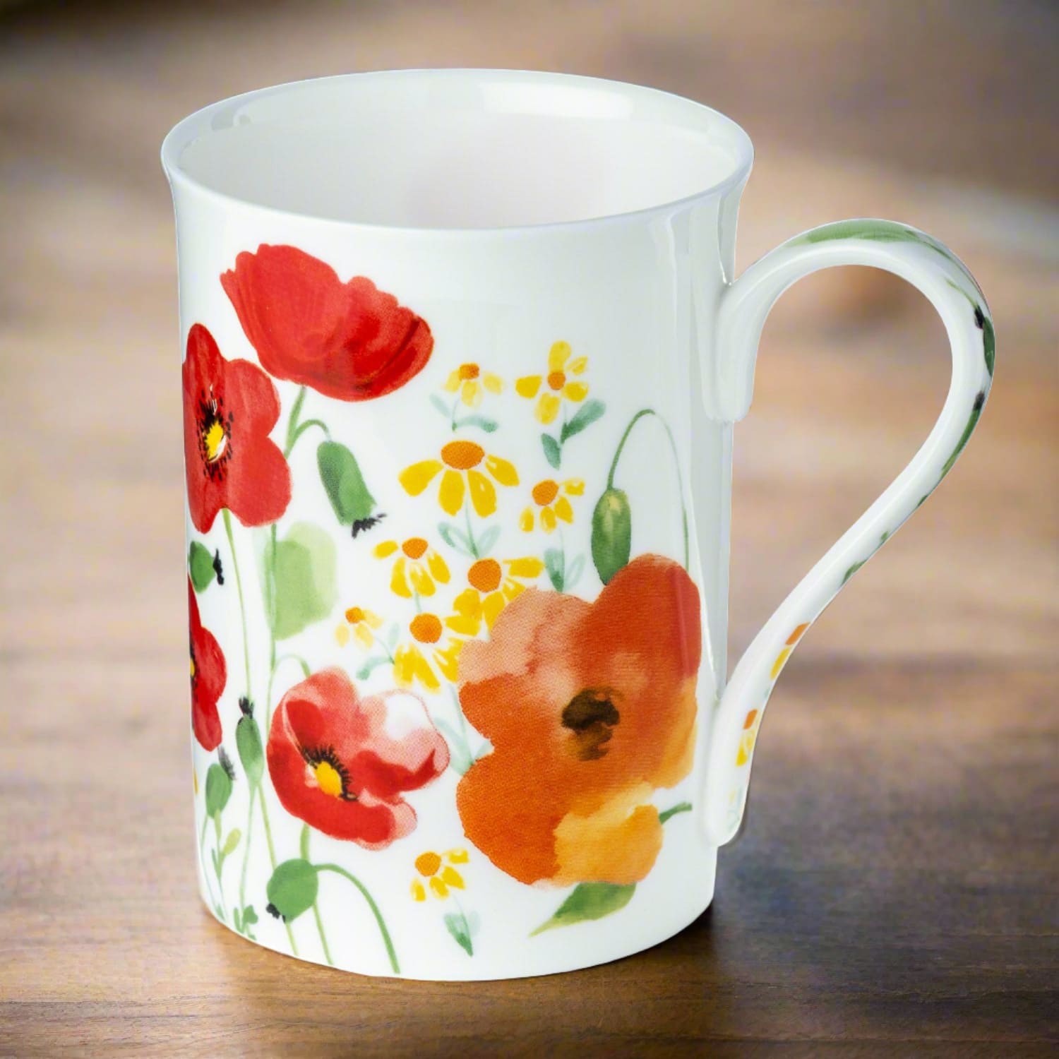 Aquarelles rouges tasse classico