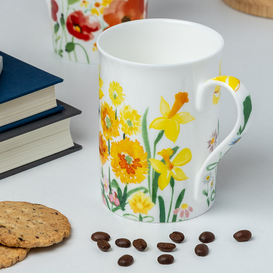 Aquarelles jaunes tasse classico