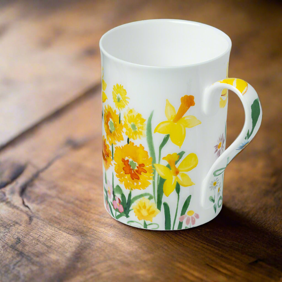 Aquarelles jaunes tasse classico