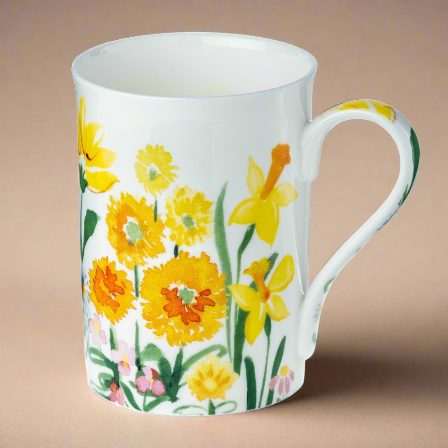 Aquarelles jaunes tasse classico