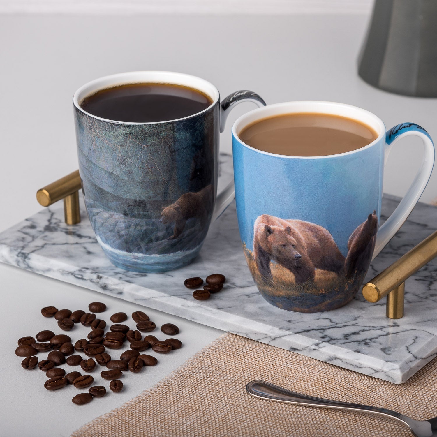 Bateman Grizzlies Mug Pair - McIntosh Shop