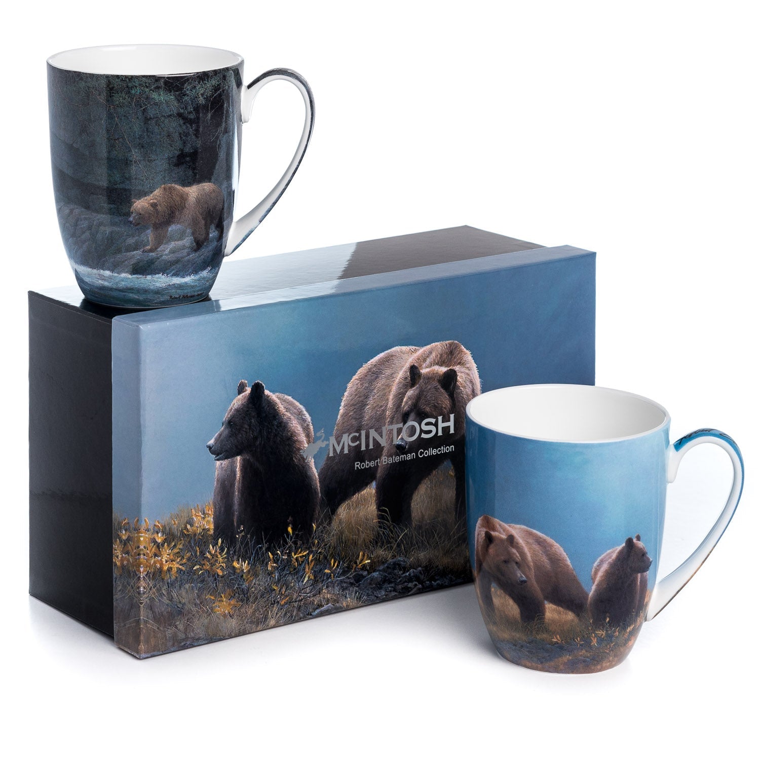 Bateman Grizzlies Mug Pair - McIntosh Shop