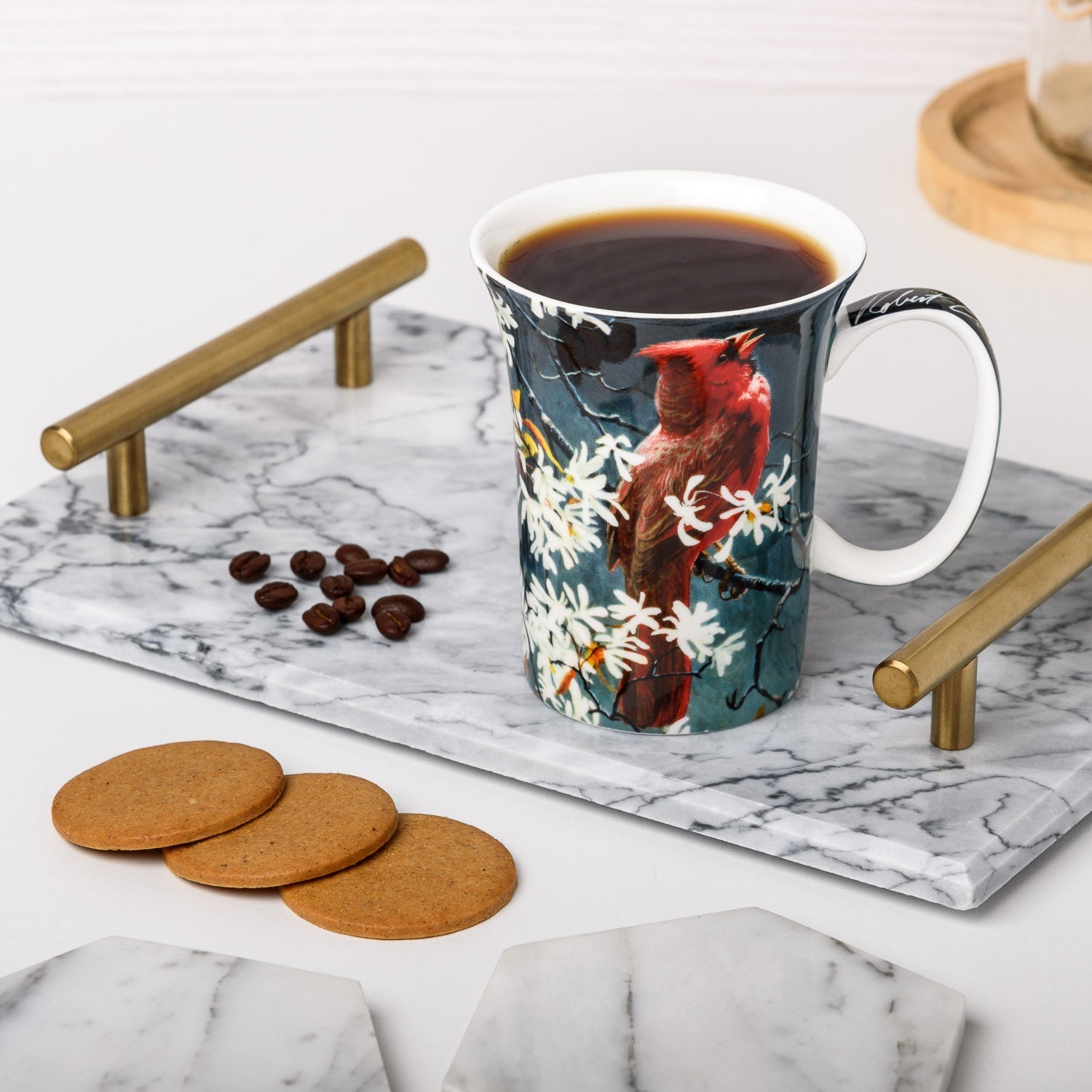 Bateman Spring Cardinal Crest Mug - McIntosh Shop