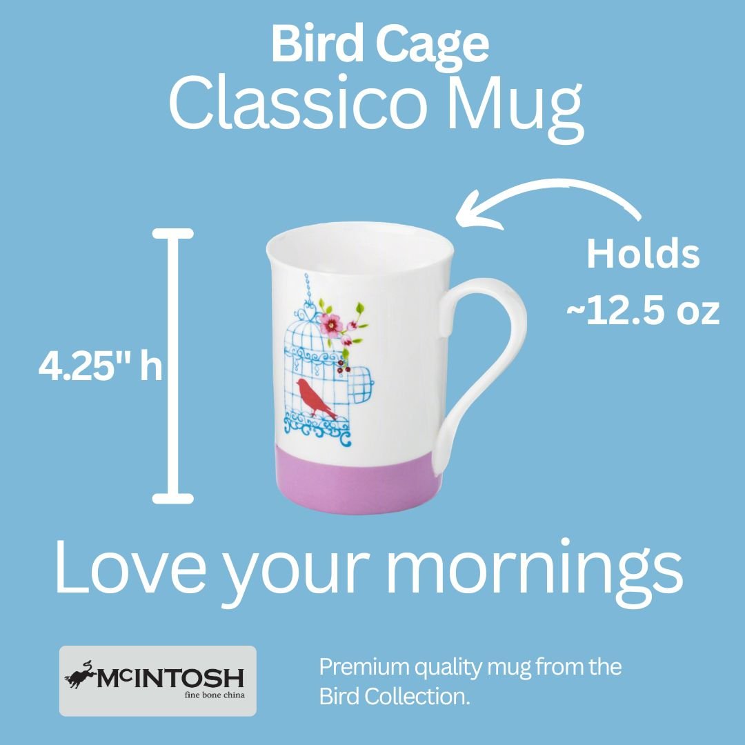 Bird Cage Classico Mug - McIntosh Shop