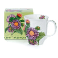 Michaelmas Daisy Java Mug with matching gift box, fine bone china