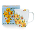 Botanical Flowers Narcissus Java Mug with matching gift box, fine bone china