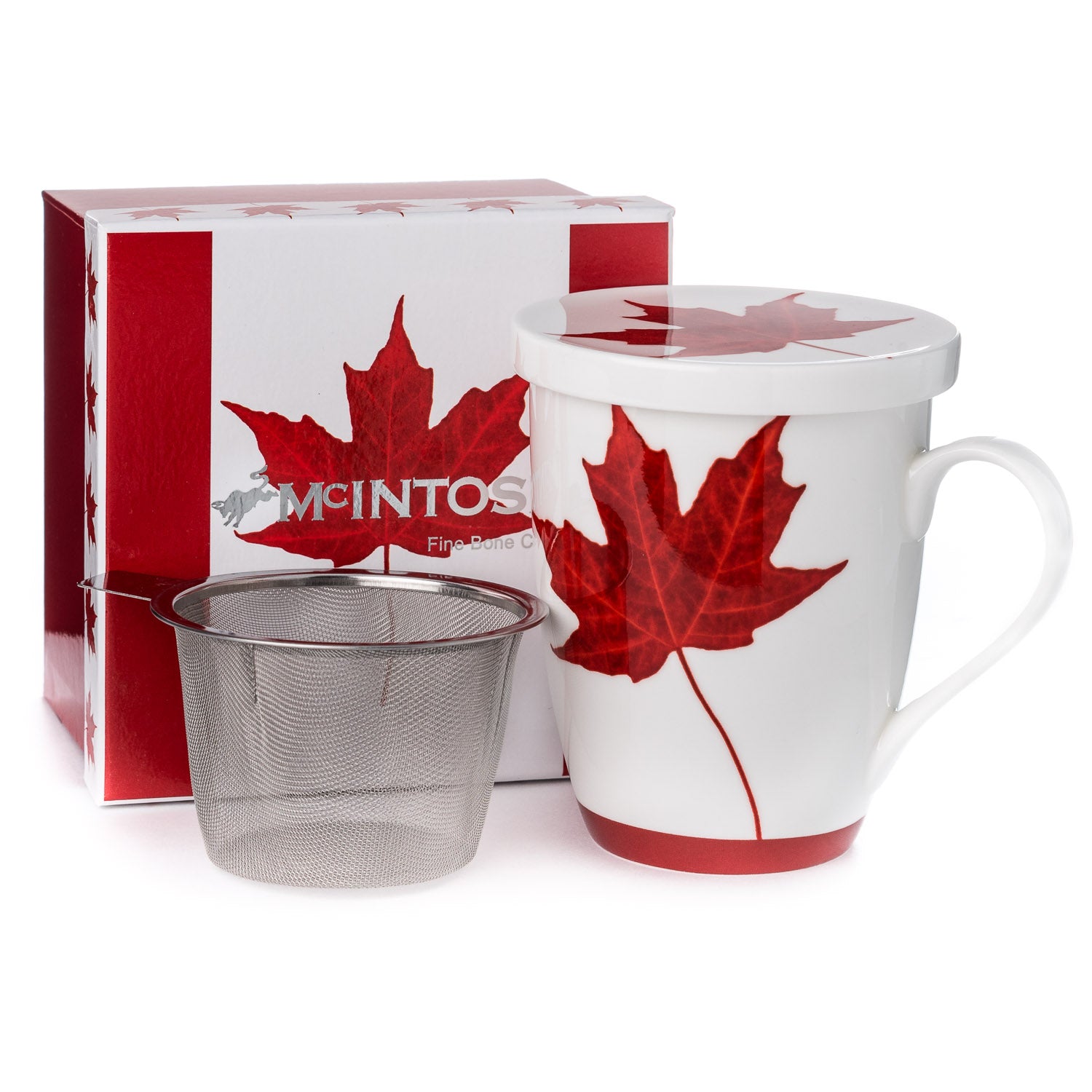 Tasse à thé souvenirs du Canada avec infuseur et couvercle