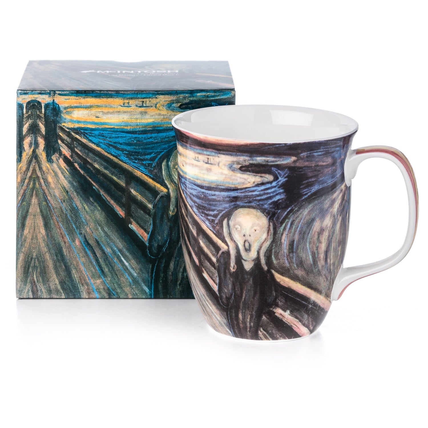 Edvard Munch The Scream Java Mug with matching gift box, fine bone china