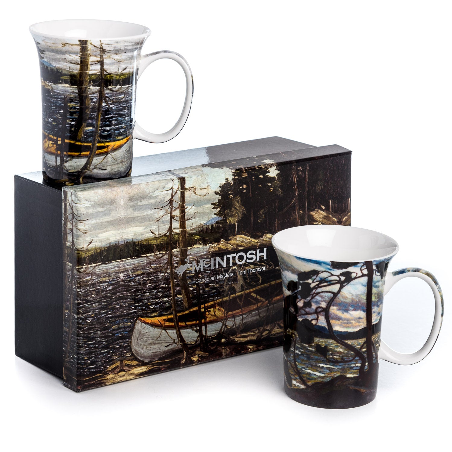Paire de tasses Thomson The Canoe/West Wind