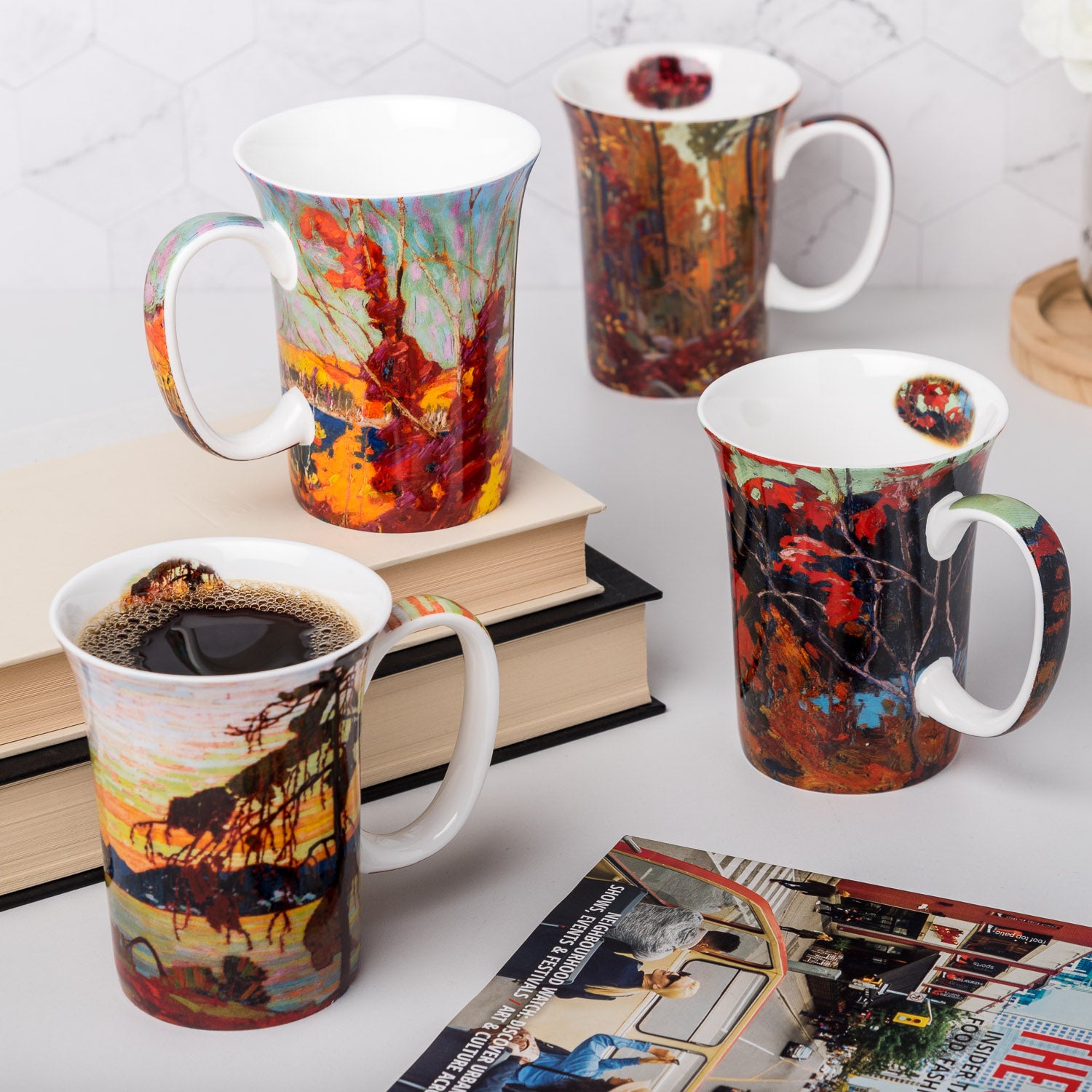 Ensemble de 4 tasses Thomson