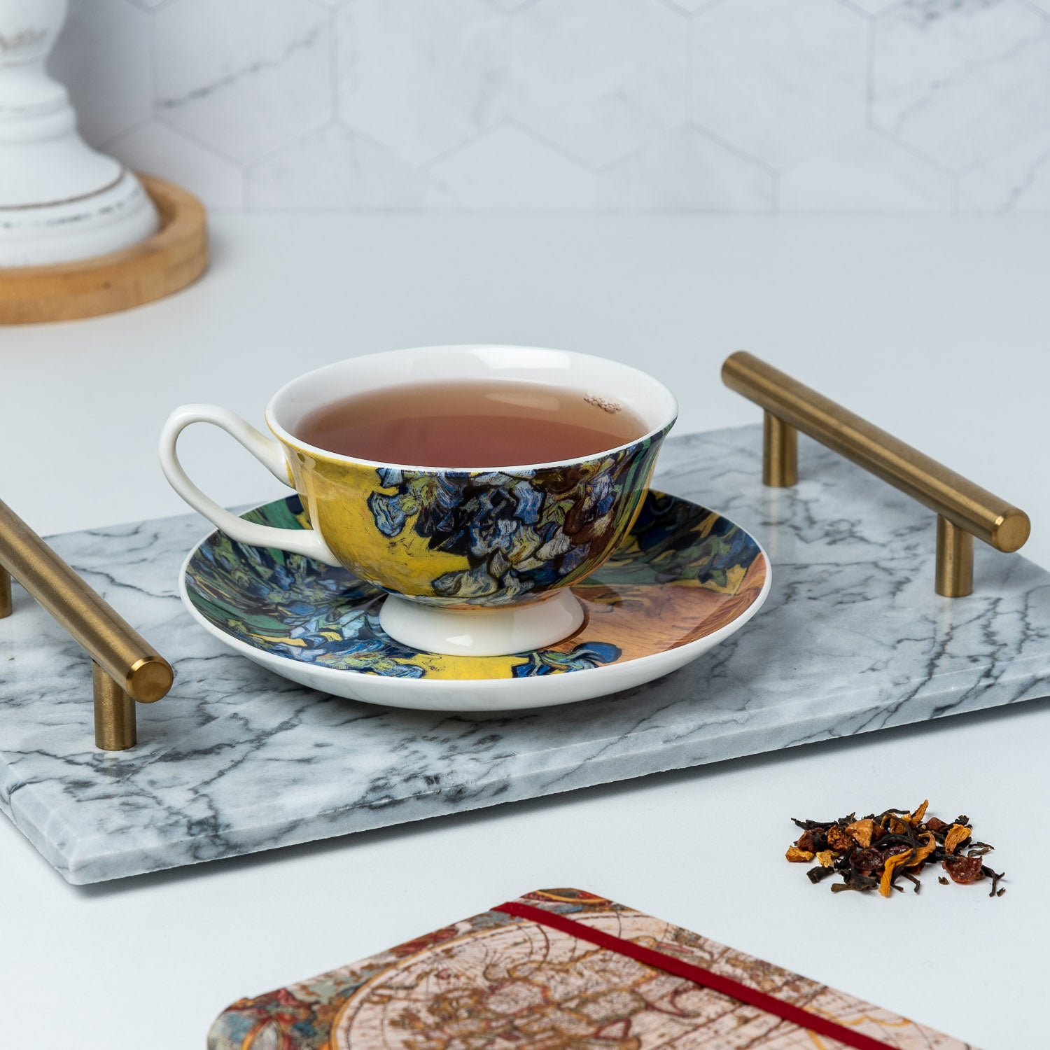 Tasse et soucoupe Les Iris de Van Gogh