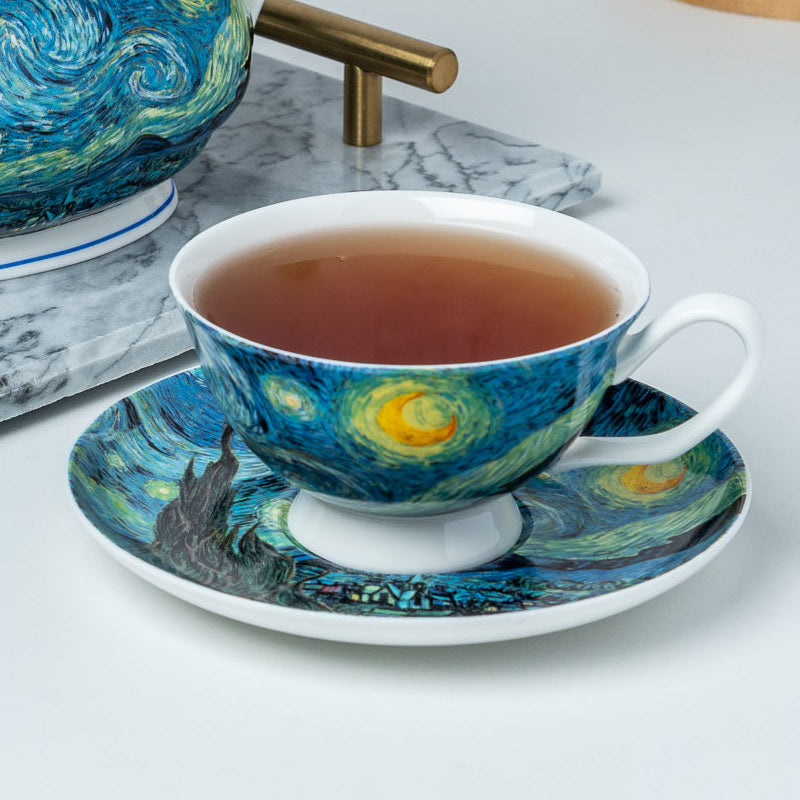 Tasse et soucoupe Nuit étoilée Van Gogh